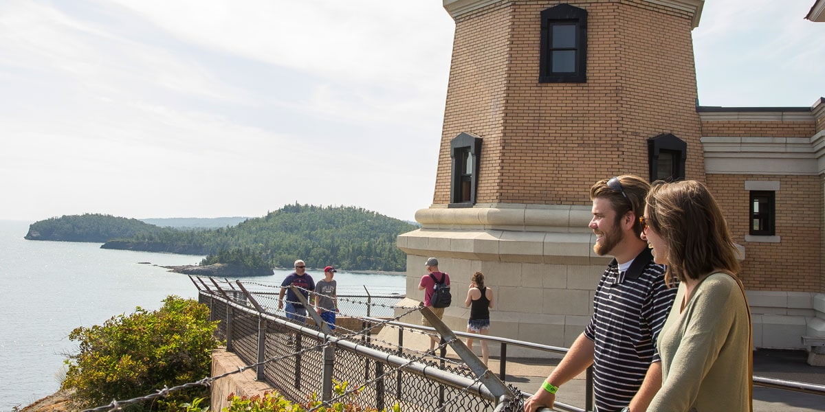 Couple at Split Rock Lighthouse